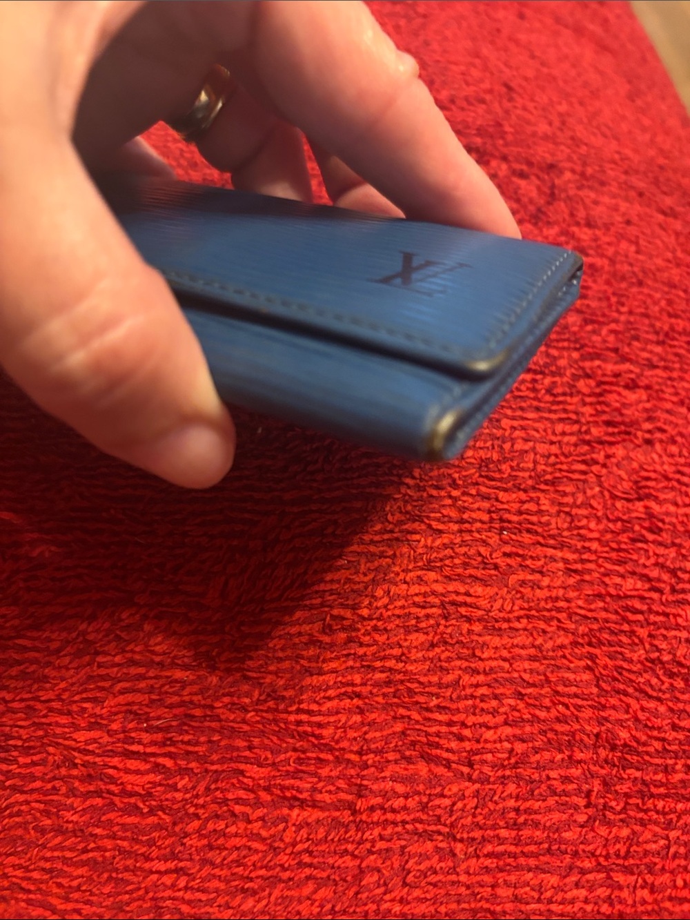 Louis Vuitton Blue Epi Leather Long Wallet - Picture 3 of 17